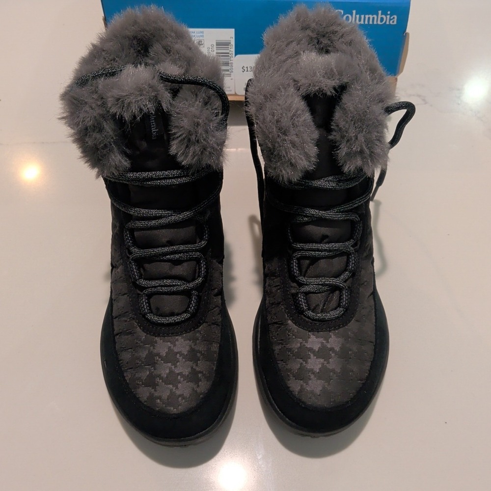 Columbia Slopeside Peak Luxe Waterproof Insulated Snow Boots Ankle Shoes Womens